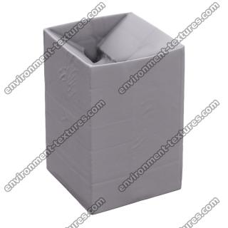 Cardboard Box Base 3D Scan #20